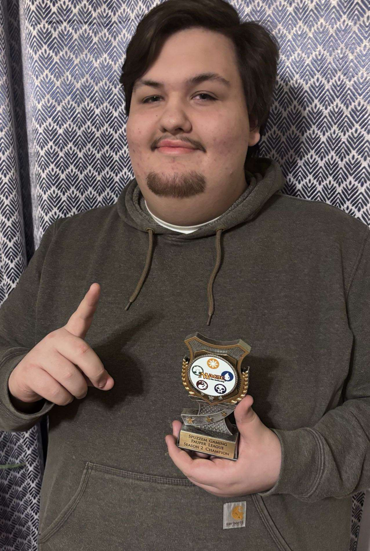Eric with trophy